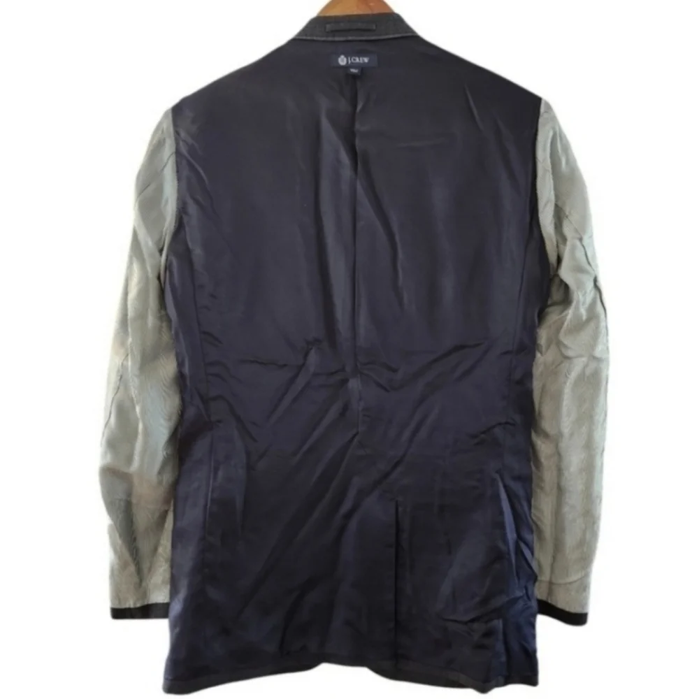 J Crew Loro Piana Wool Super 120s Blazer Aldridge Jacket Mens 38 Regular Grey